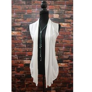 Ambience (NWOT) White Coverup Top